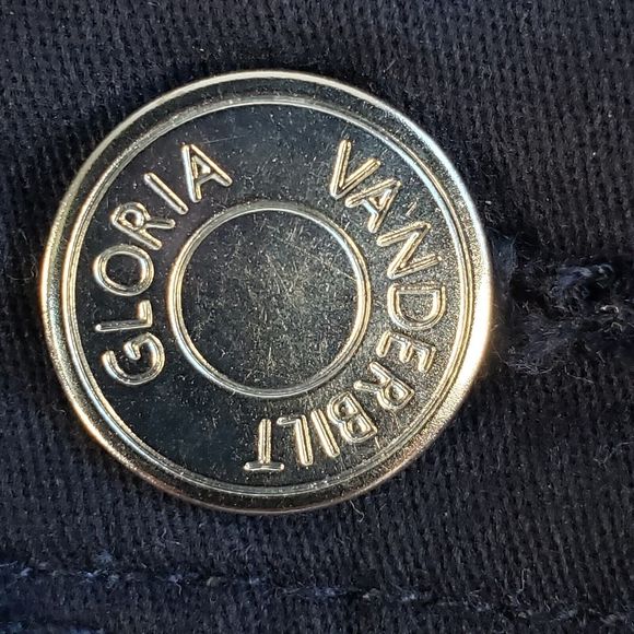 Gloria Vanderbilt Jeans Womens 6 29x30 Black Jordyn Bootcut Embroidered Beaded - Picture 4 of 16